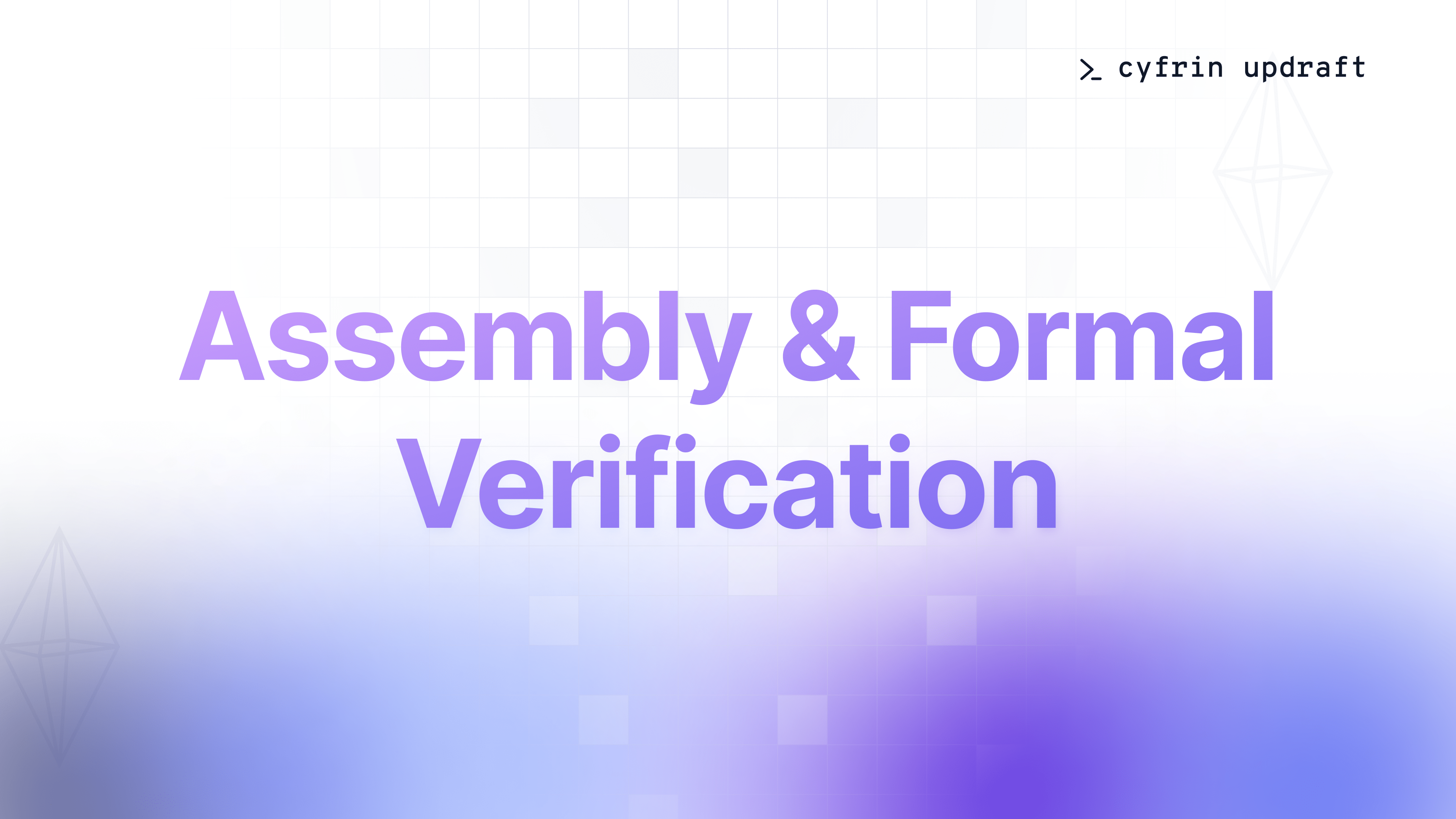 Assembly and Formal Verification